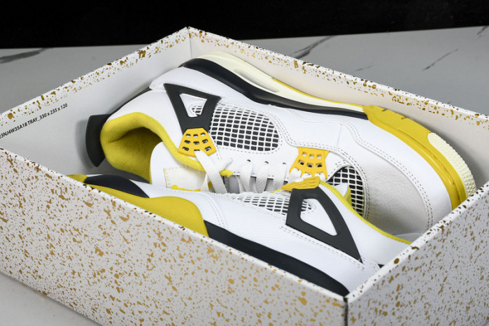 air jordan 4 womens "vivid sulfur" aq9129-101