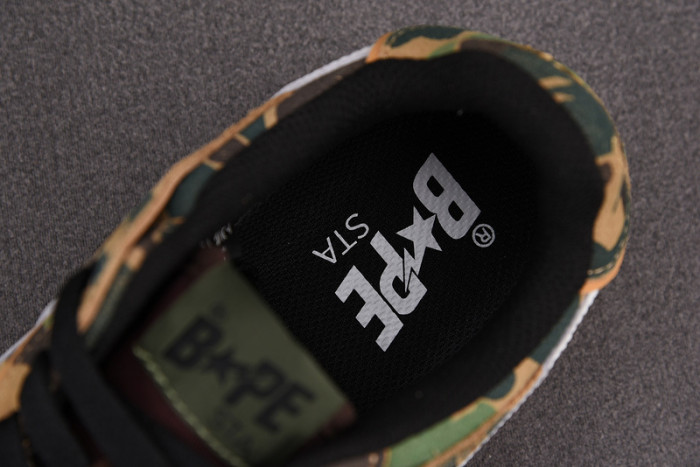 a bathing ape bape sta low copshoe bp-025