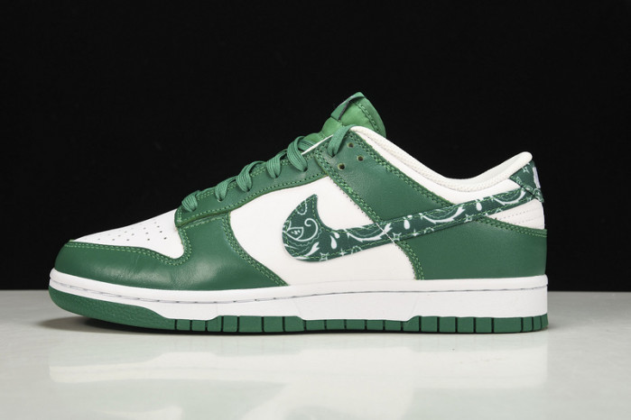 nike dunk low ess "green paisley" dh4401-102