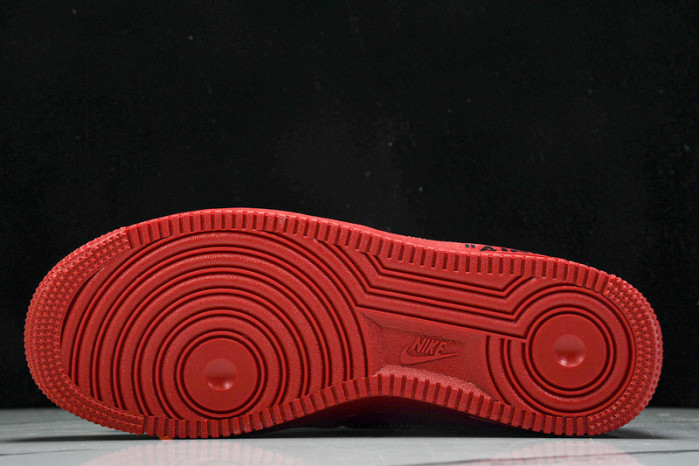 of x nike air force 1 low red ao4297-600