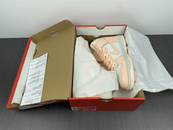 nike dunk high sail crimson tint (w) - dd1869-104