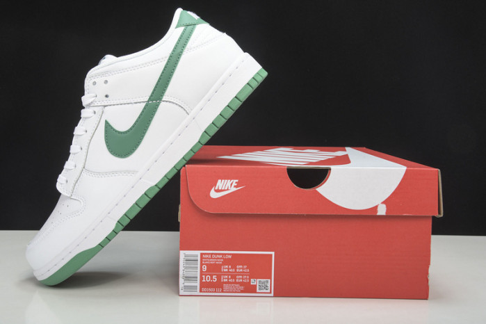 nike dunk low white green dd1503-112