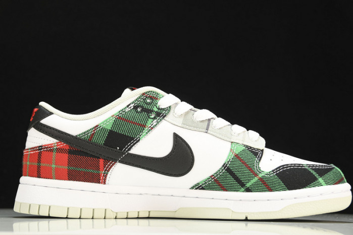 nike dunk low tartan plaid - dv0827-100
