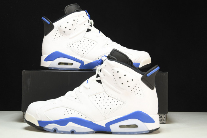 jordan 6 retro sport blue (2014) - 384664-107