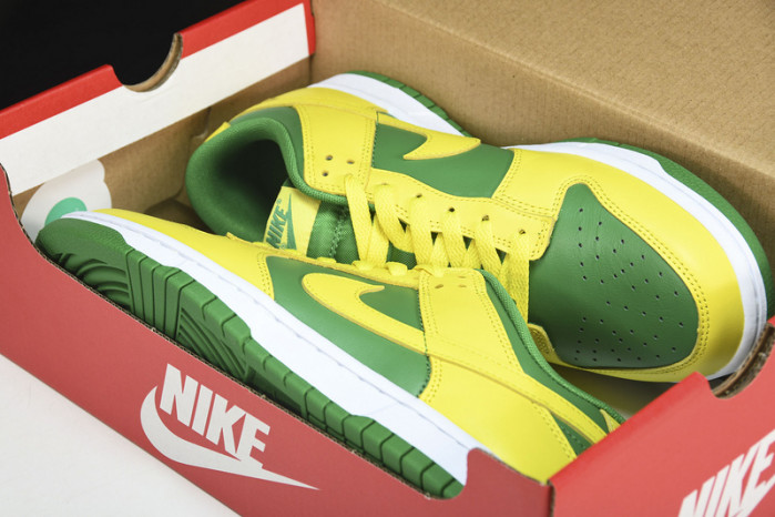 nike dunk low retro reverse brazil - dv0833-300