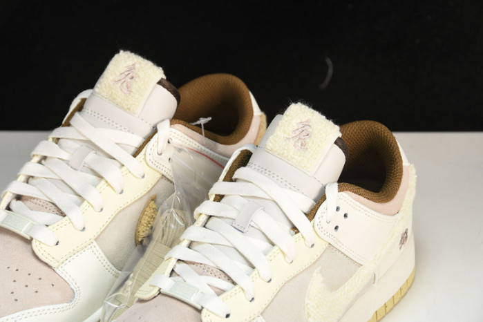 nike dunk low year of the rabbit brown fd4203-211