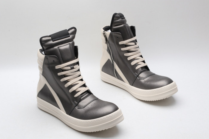 rick owens sneakers sliver gray copshoe or-101