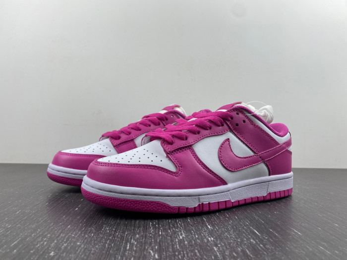 nike dunk low active fuchsia (gs) - fj0704-100
