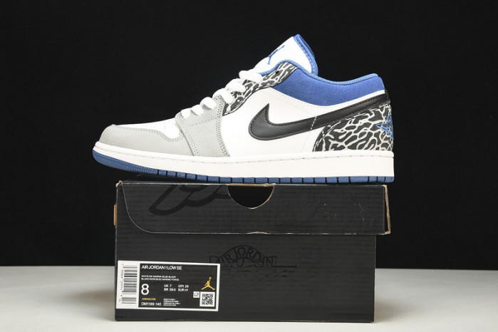 jordan 1 low se true blue - dm1199-140