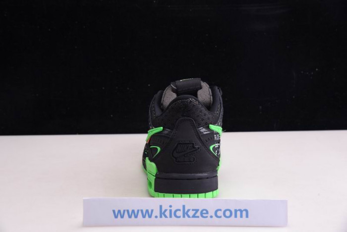 of x nike air rubber dunk “green strike” cu6015-001