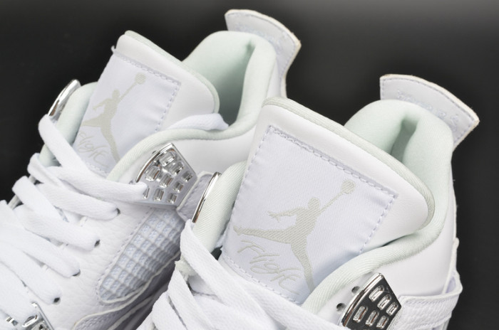 air jordan 4 retro “pure money” white mens 308497-100