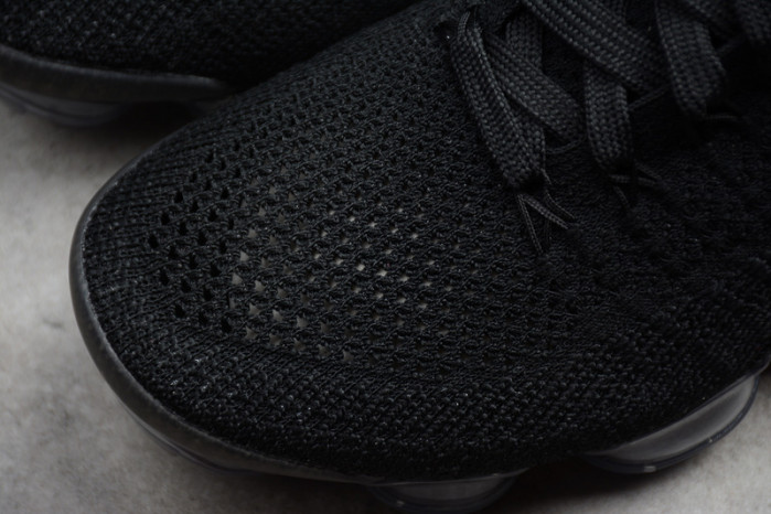 nike air vapormax flyknit 2.0 running sneakers black/grey mens 942842-001