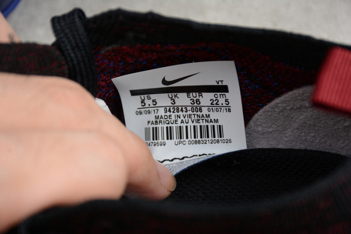 nike air vapormax flyknit 2 team red womens 942843-006